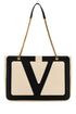 Valentino Garavani Women Sand Leather Medium Viva Superstar Shopping Bag by Luosophy