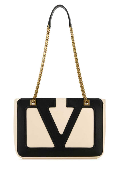 Valentino Garavani Women Ivory Nappa Leather Small Viva Superstar Shoulder by Luosophy