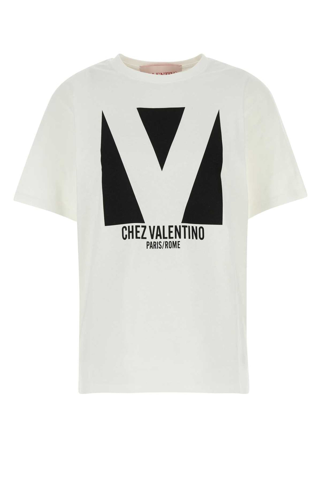 Valentino Garavani Women White Cotton T-Shirt