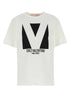 Valentino Garavani Women White Cotton T-Shirt by Luosophy