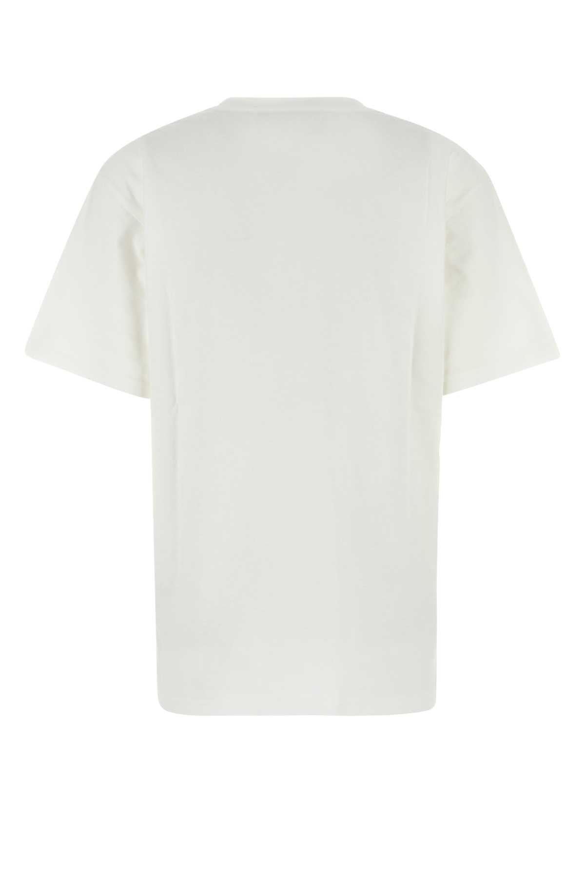 Valentino Garavani Women White Cotton T-Shirt by Luosophy