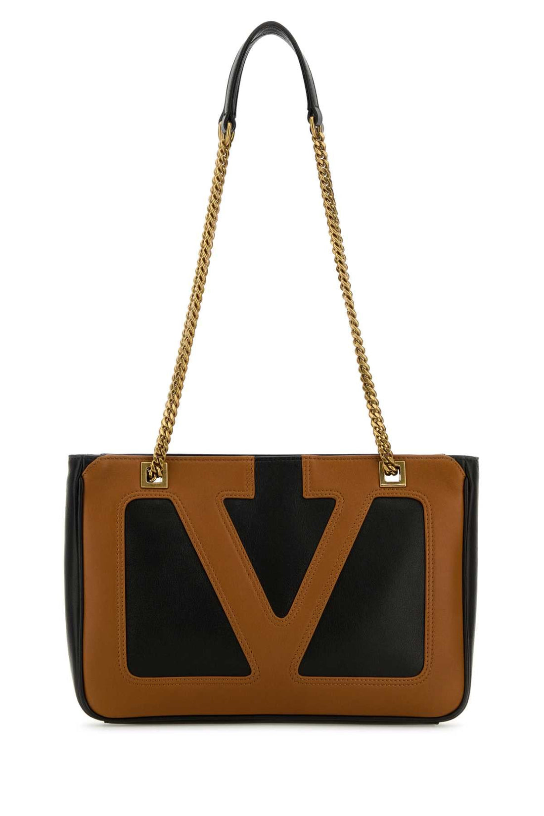 Valentino Garavani Women Black Nappa Leather Small Viva Superstar Shoulder Bag by Luosophy