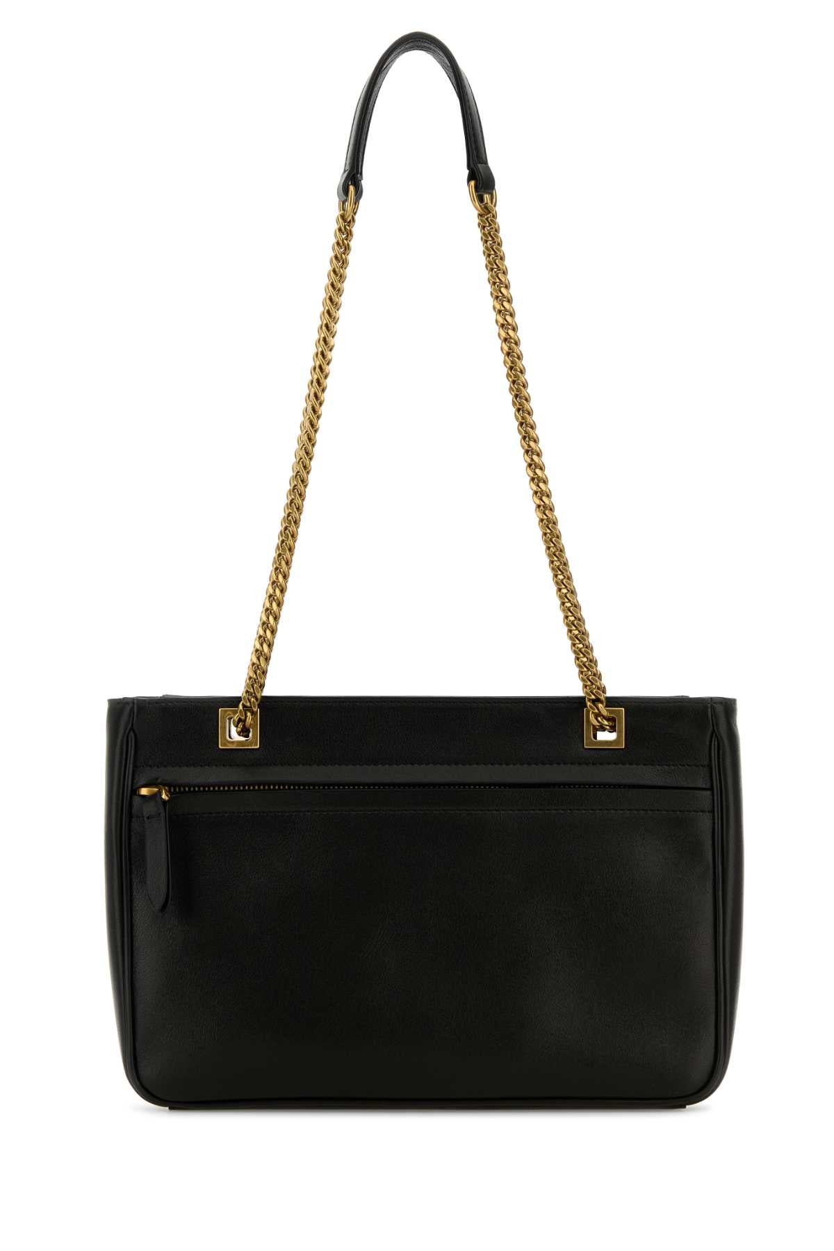 Valentino Garavani Women Black Nappa Leather Small Viva Superstar Shoulder Bag by Luosophy