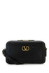 Valentino Garavani Women Black Leather Vlogo Crossbody Bag by Luosophy
