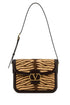Valentino Garavani Women Two-Tone Calf Hair And Leather 9To5 Shoulder Bag by Luosophy