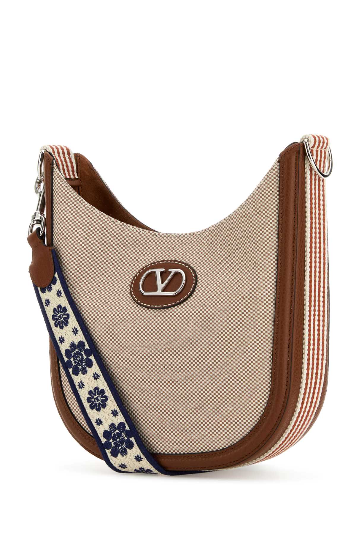 Valentino Garavani Women Top-Tone Canvas Vlogo Signature Shoulder Bag by Luosophy