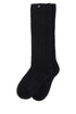 Valentino Garavani Women Black Stretch Mohair Blend Socks by Luosophy