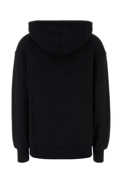 Valentino Garavani Women Black Cotton Sweatshirt by Luosophy