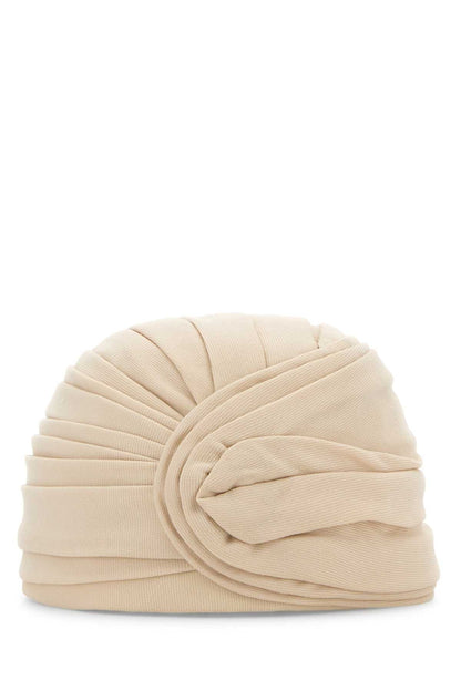 Valentino Garavani Women Sand Wool Turban by Luosophy