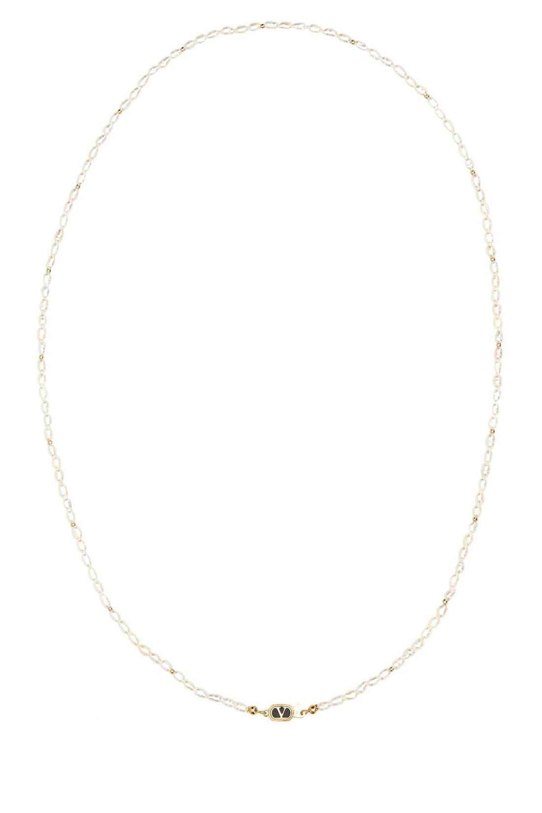 Valentino Garavani Women Pearls Ovalette Necklace by Luosophy