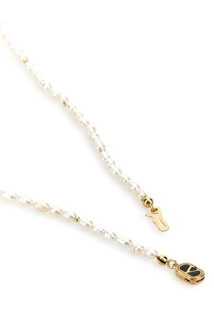 Valentino Garavani Women Pearls Ovalette Necklace by Luosophy