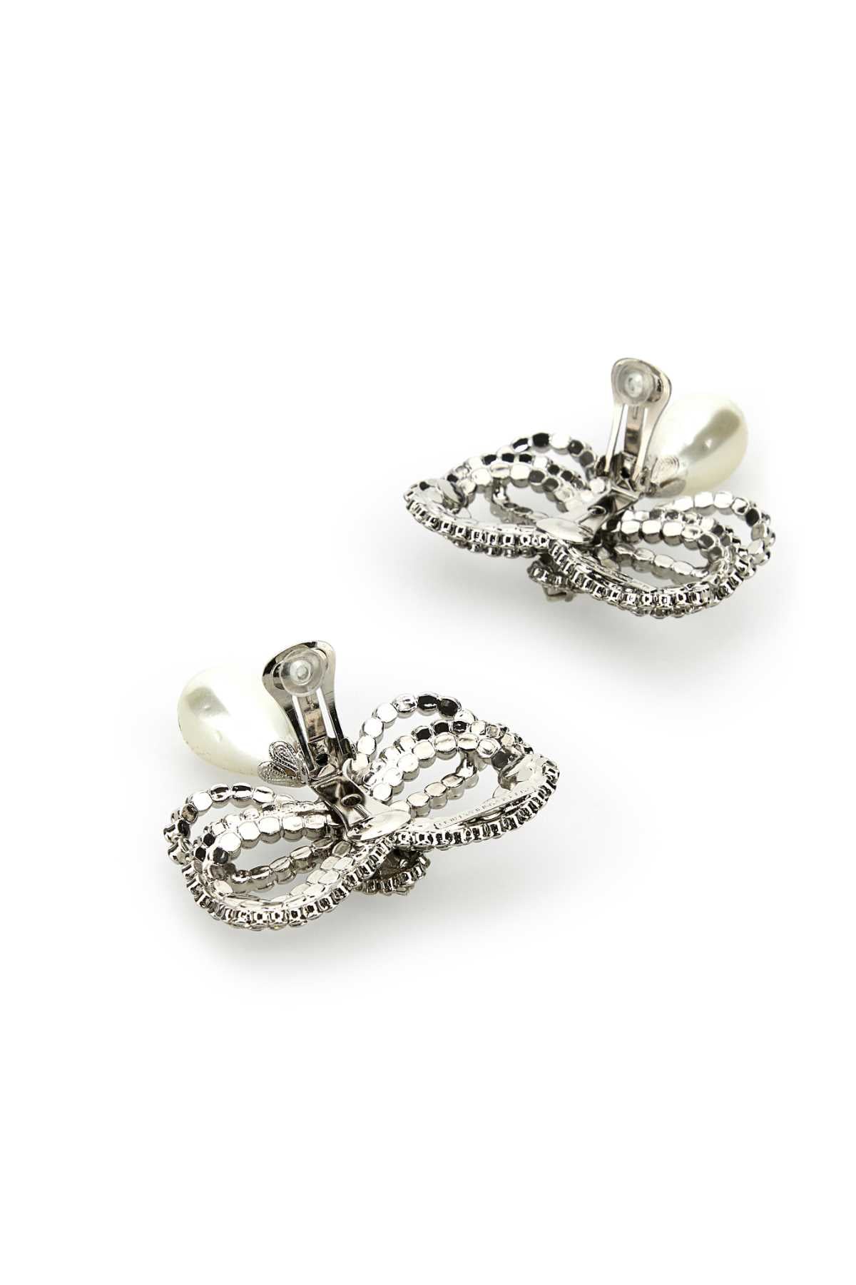 Alessandra Rich Women Embellished Metal Earrings by Luosophy