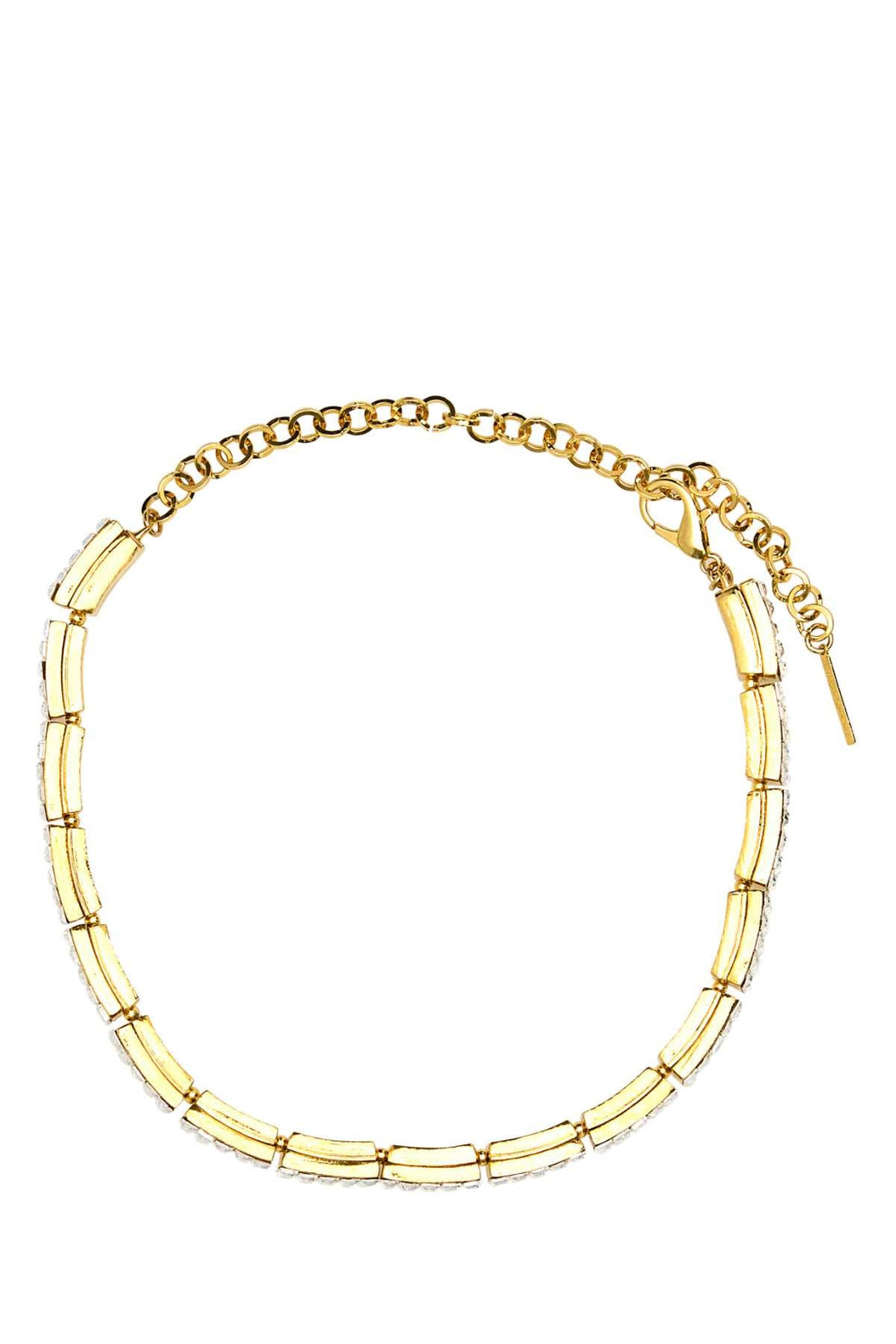 Alessandra Rich Women Embellished Metal Choker by Luosophy