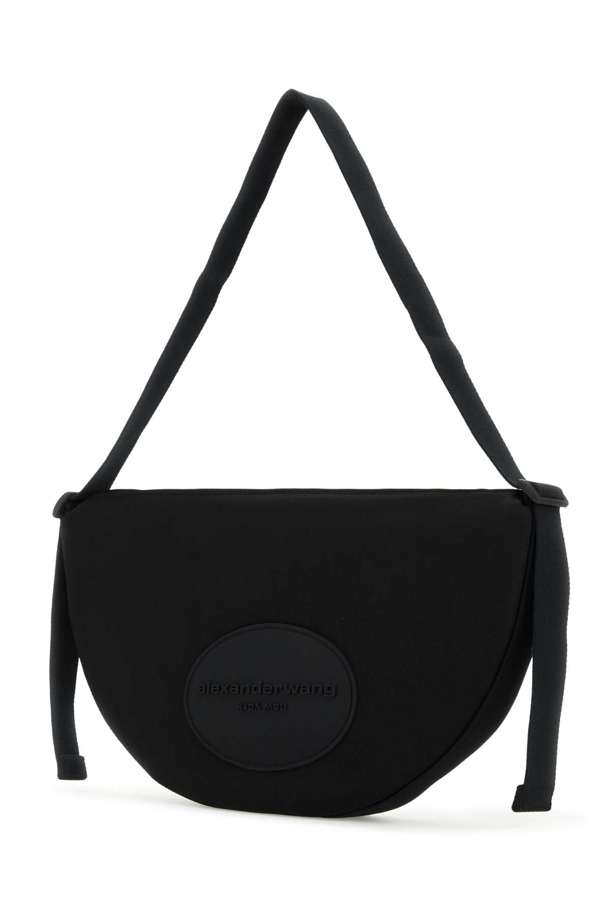 Alexander Wang Women Black Canvas Large Bo Shoulder Bag by Luosophy