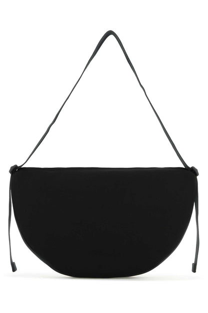 Alexander Wang Women Black Canvas Large Bo Shoulder Bag by Luosophy