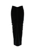 Alexander Wang Women Black Stretch Cupro Blend Skirt by Luosophy