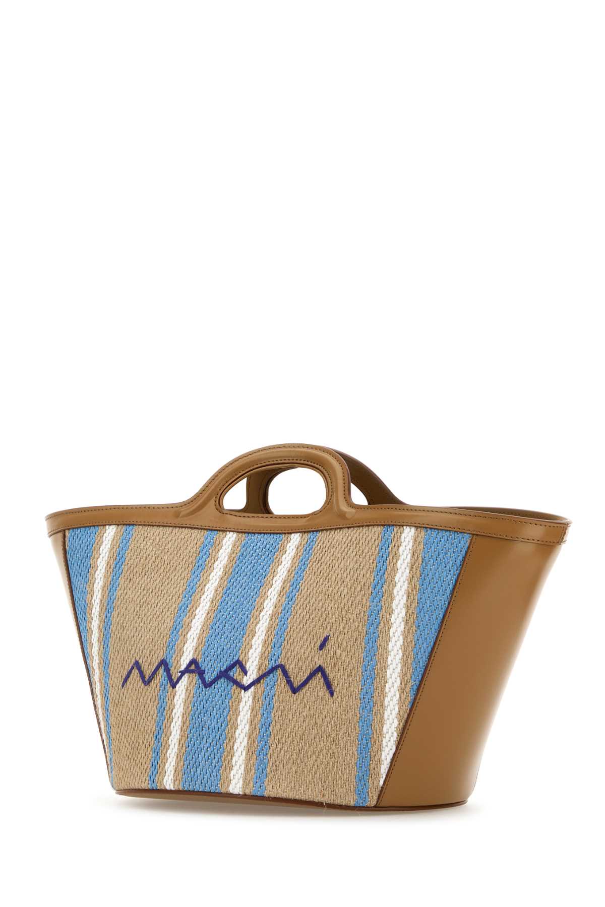 Marni Women Embroidered Canvas Tropicalia Bucket Bag by Luosophy