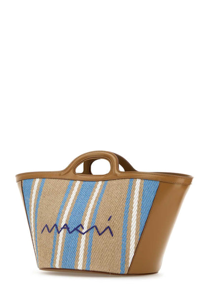 Marni Women Embroidered Canvas Tropicalia Bucket Bag by Luosophy