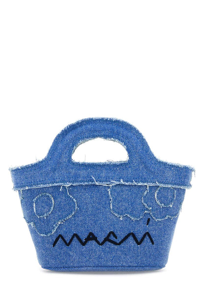 Marni Women Denim Micro Tropicalia Handbag by Luosophy