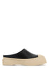 Marni Women Black Leather Pablo Slippers by Luosophy