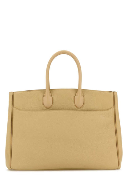 Burberry Women Beige Leather Medium Rocking Horse Handbag by Luosophy