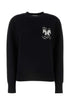 Burberry Women Black Stretch Wool Blend Sweater by Luosophy