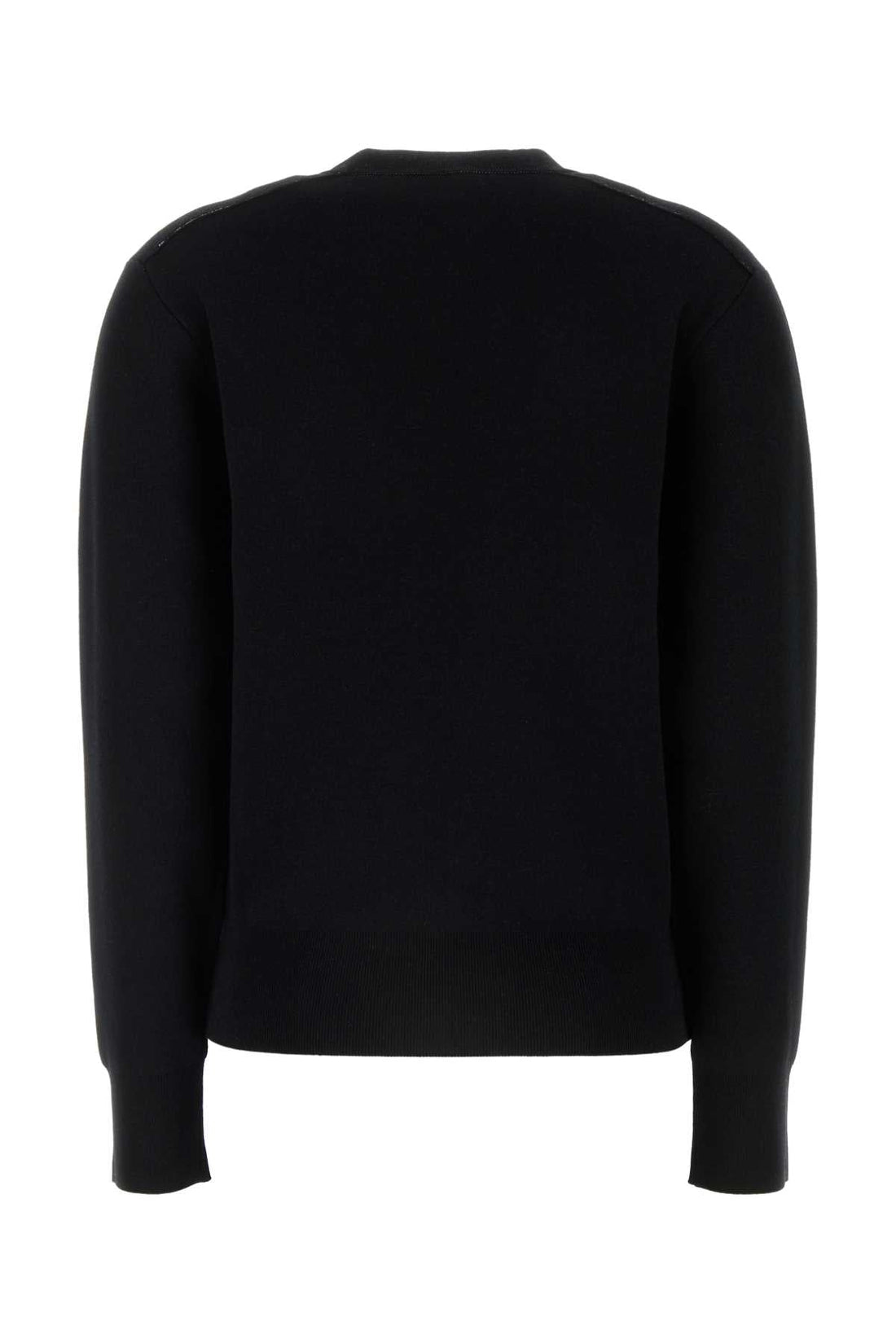 Burberry Women Black Stretch Wool Blend Sweater by Luosophy