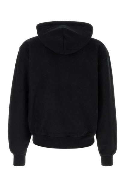 Burberry Men Black Cotton Blend Sweatshirt by Luosophy