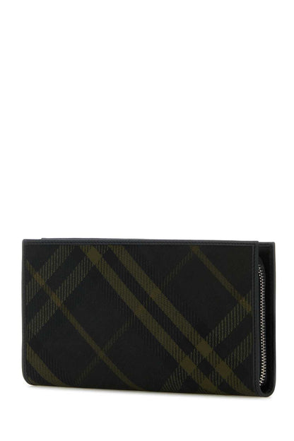 Burberry Men Printed E-Canvas Wallet by Luosophy