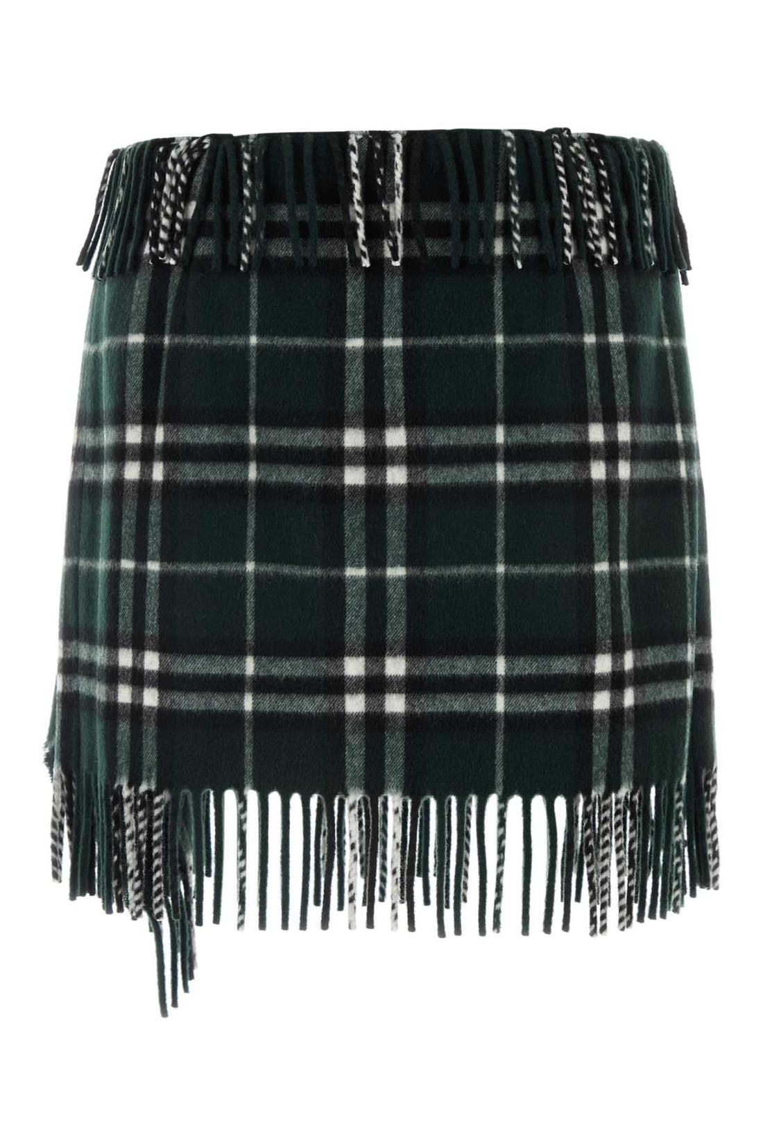 Burberry Women Embroidered Wool Blend Mini Skirt by Luosophy