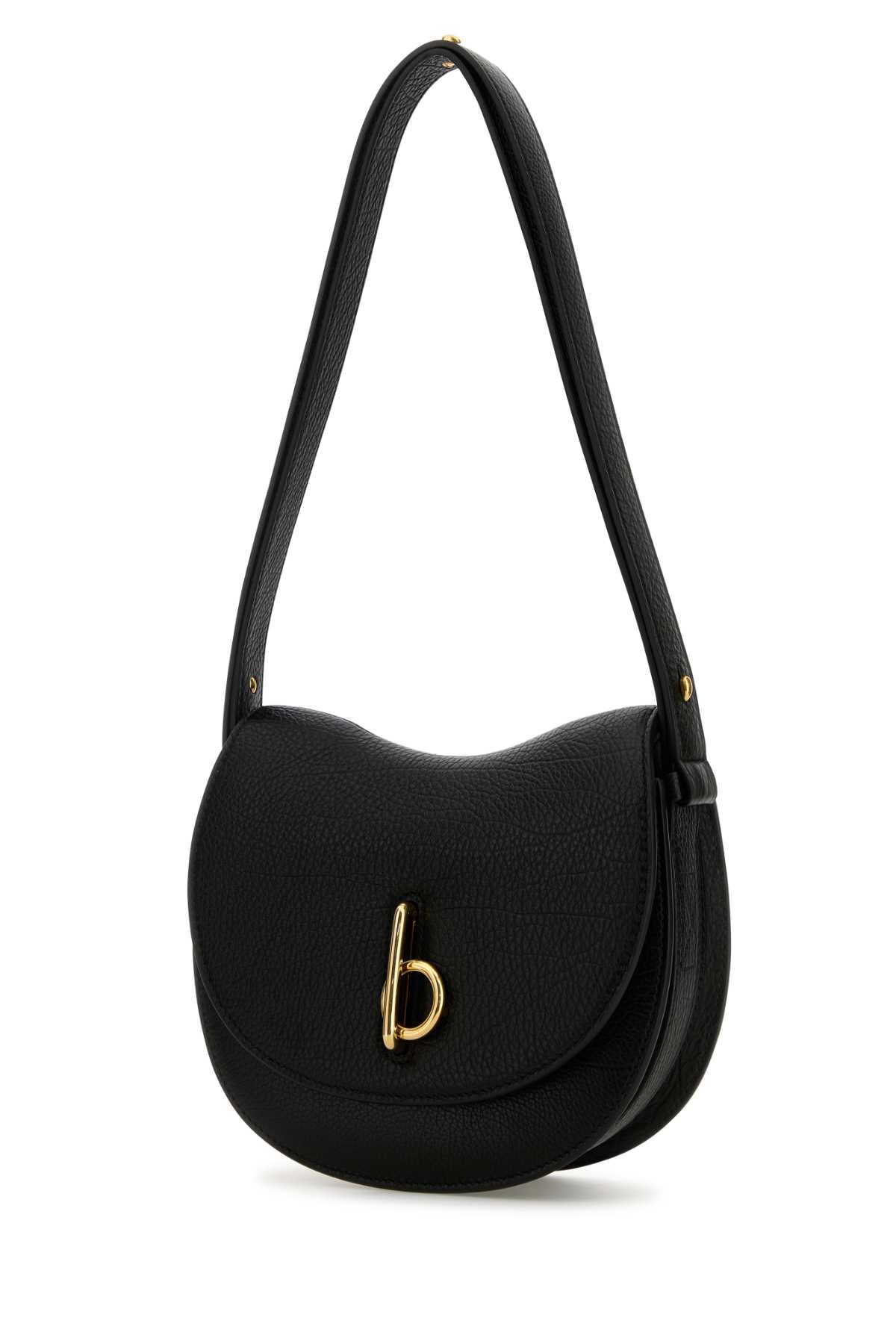 Burberry Women Black Leather Small Rocking Horse Shoulder Bag by Luosophy