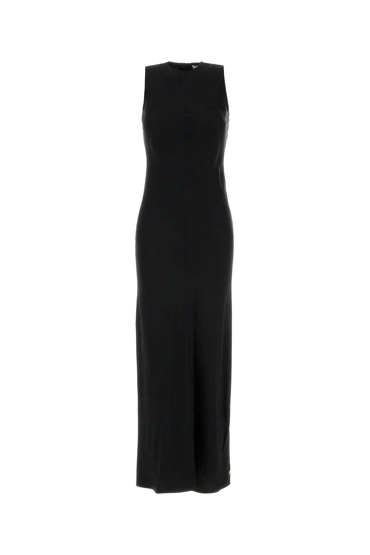 Ami Women Black Jersey Dress by Luosophy