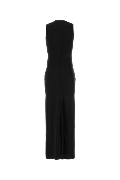Ami Women Black Jersey Dress by Luosophy