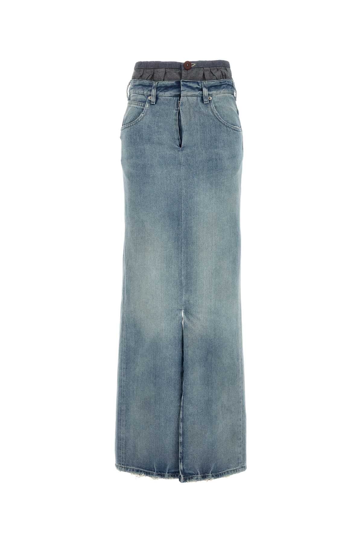 Maison Margiela Women Denim Skirt by Luosophy