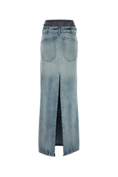 Maison Margiela Women Denim Skirt by Luosophy