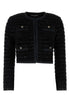 Dolce & Gabbana Women Black Tweed Blazer by Luosophy