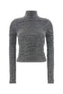Dolce & Gabbana Women Silver Jersey Top by Luosophy