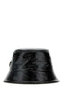 Prada Women Black Naplak Bucket Hat by Luosophy