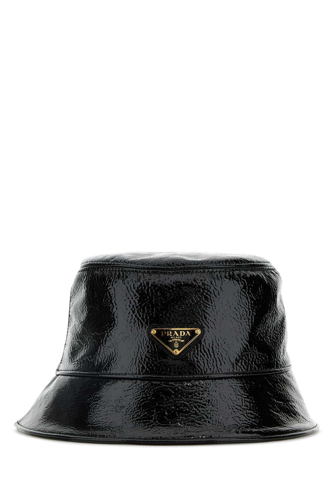 Prada Women Black Naplak Bucket Hat by Luosophy