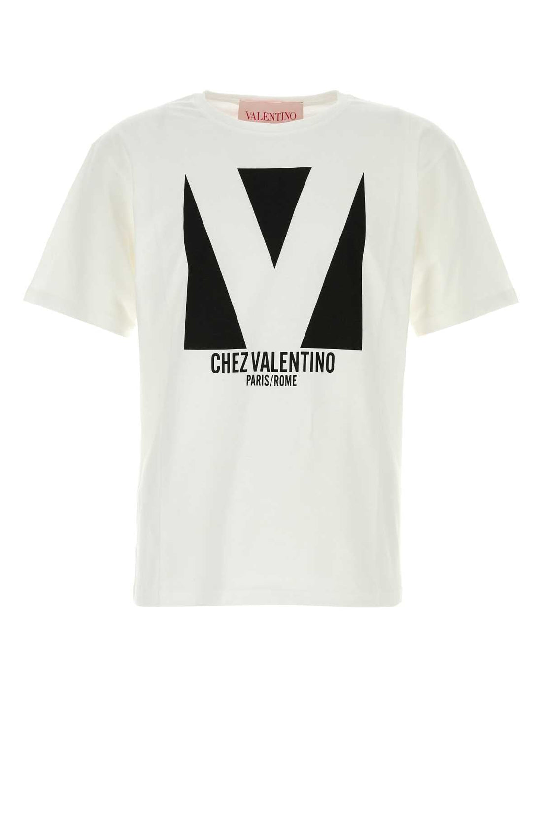 Valentino Garavani Men White Cotton T-Shirt by Luosophy