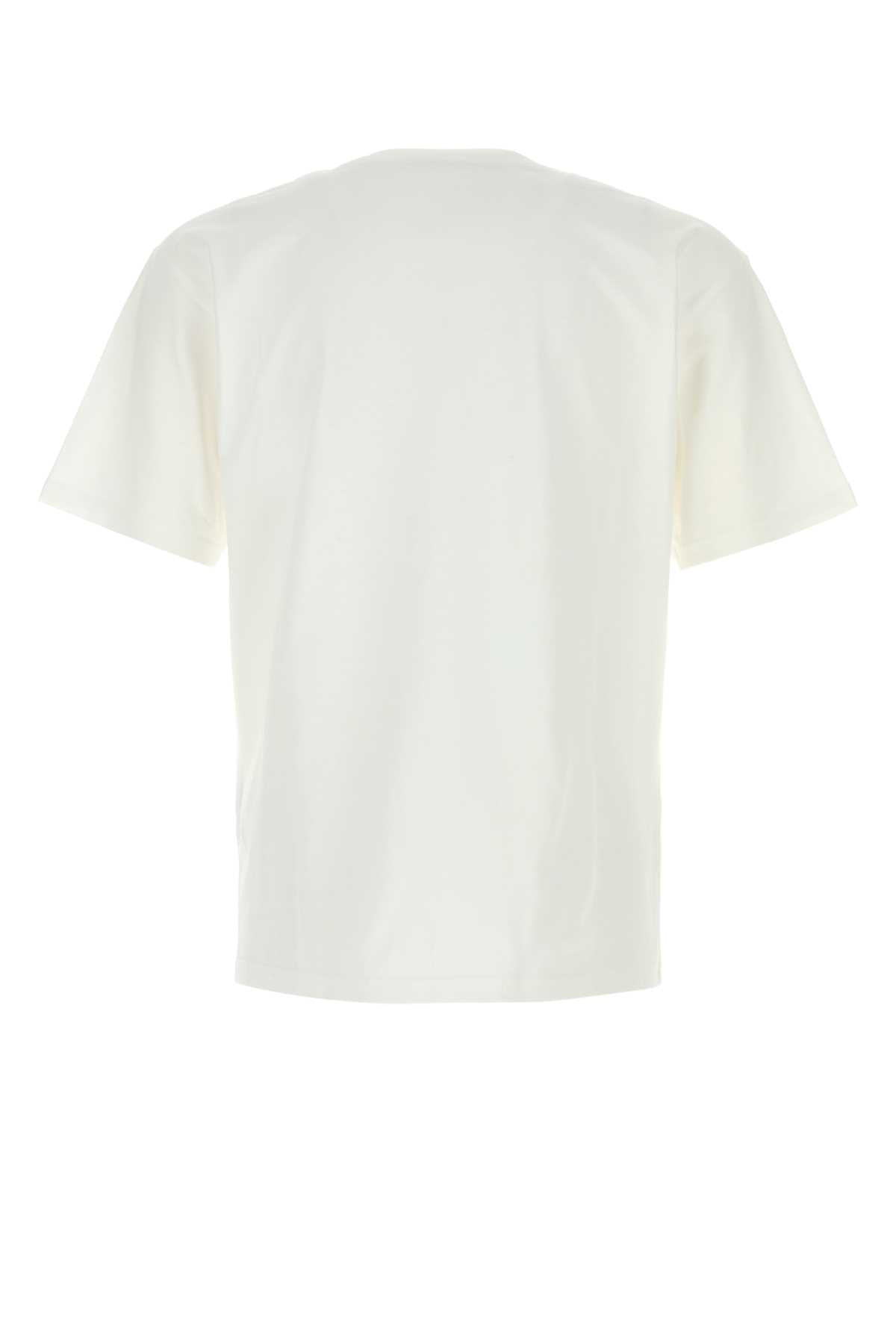 Valentino Garavani Men White Cotton T-Shirt