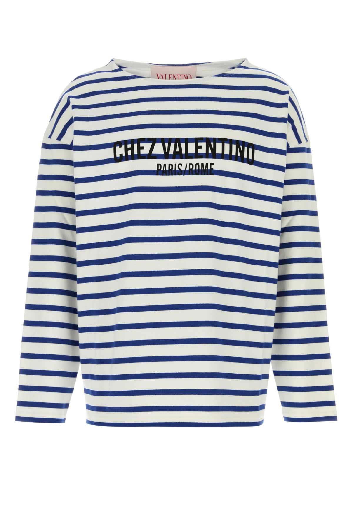 Valentino Garavani Men Embroidered Cotton T-Shirt by Luosophy