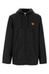 Valentino Garavani Men Black Nylon Windbreaker by Luosophy