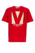 Valentino Garavani Men Red Cotton T-Shirt by Luosophy