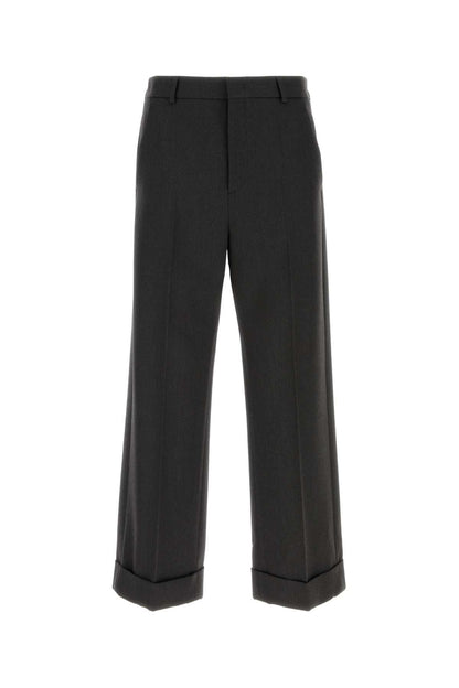 Valentino Garavani Men Charcoal Wool Pant by Luosophy