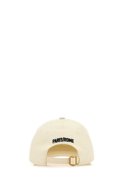 Valentino Garavani Men Ivory Cotton Baseball Cap by Luosophy