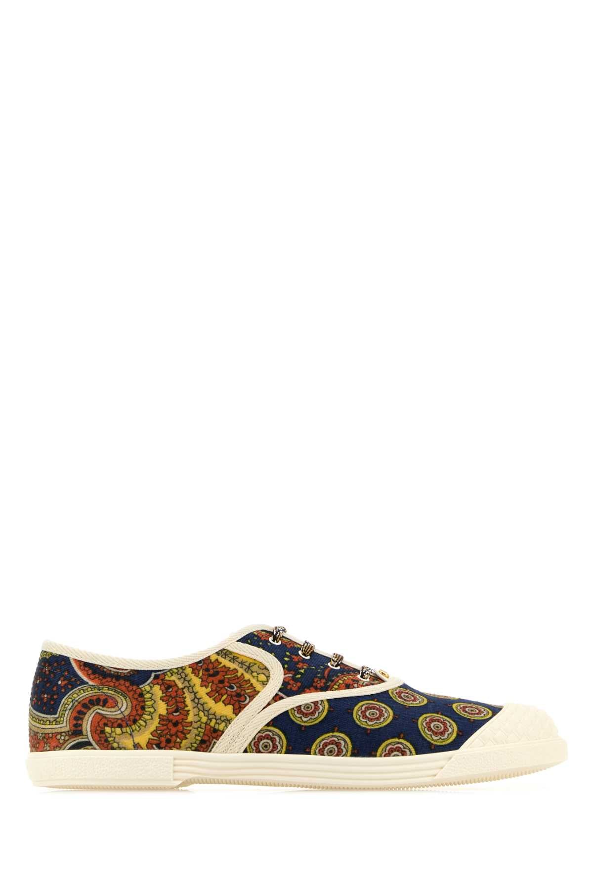 Valentino Garavani Men Printed Fabric Bay By Bay Sneakers by Luosophy