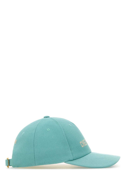 Valentino Garavani Men Light Blue Cotton Baseball Cap by Luosophy