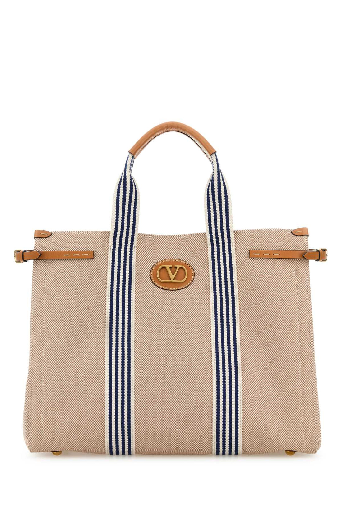Valentino Garavani Men Two-Tone Canvas Antibes Shopping Bag by Luosophy