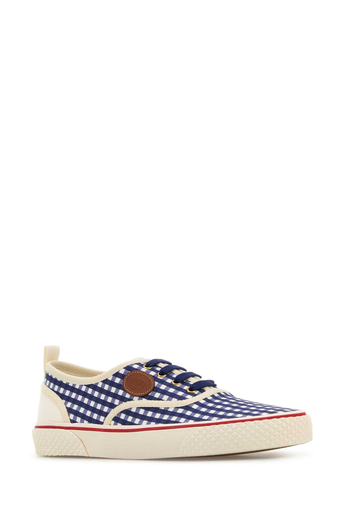 Valentino Garavani Men Printed Canvas Nojoke Sneakers by Luosophy